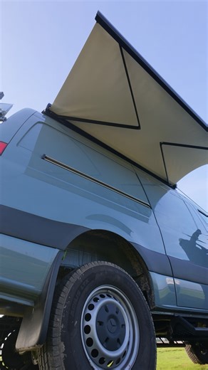 Maximize your Sprinter’s utility. 🚐🪜🛠️ Our Astra Guard side ladder and rear expansion panel are the ultimate gear duo. Easy roof access and unlimited mounting for your 144" or 170" WB rig. Rugged, aluminum, and built for the American road. #VanLife #SprinterVan #VanUpgrade #USA #Utah #AstraGuard #Vanncamp #VanBuild #Overland #Sprinter144 #GearMount | VANNCAMP