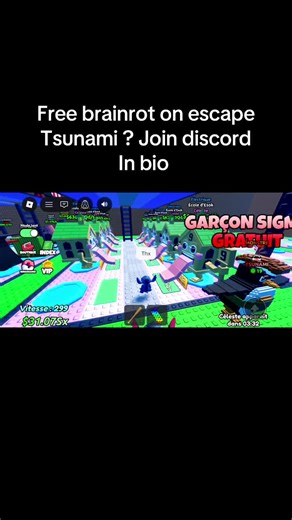 Free brainrot discord in bio #escapetsunamiabrainrot #roblox #brainrot #pourtoi #stealabrainrot