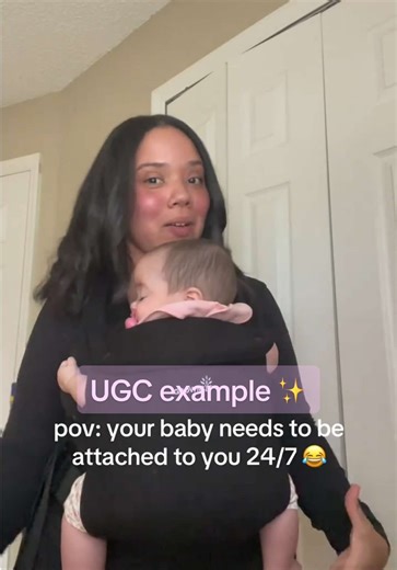 UGC example 👶🏻✨ for this @Grownsy baby carrier we use everyday and loveee 🫶🏼🫶🏼 #ugccreator #ugcmom #ugcformoms #momcontentcreator #ugcexample