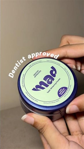 Mad ultra teeth whitening foam + powder |oral hygiene #ugc #madultra #maddentalcare #youtubeshorts
