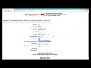 Tutorial - Cursos On-Line IFRC