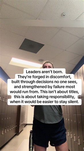 Leaders aren’t born, they’re built in the dark. 💯💪 Save this for when it gets hard. #lyndasays