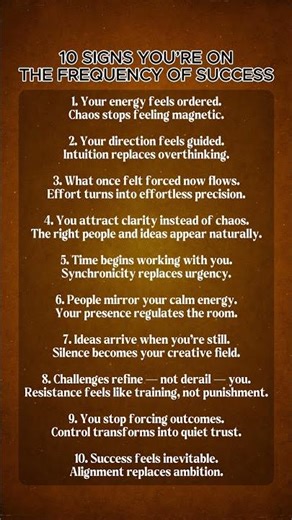 10 Signs You’re on the Frequency of Success | Consciousness & Alignment