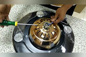 36 inch Modern Smart Ceiling Fans with Lights and Bluetooth Speaker, 3 in 1 Retractable Blades Chandelier Fans with 7 Colorful LED Light for Dining/Living Room Bedroom（Rose Gold）