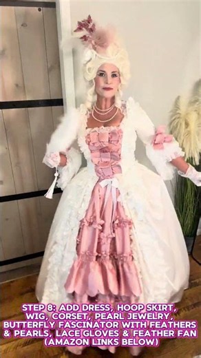 Easy Marie Antoinette Costume & Makeup Tutorial | DIY Rococo Look from Amazon!