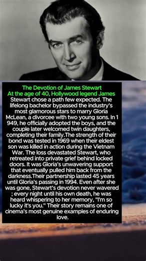 The Devotion of James StewartAt the age of 40, Ho