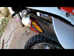CRF 250L FMF vs Stock Exhaust