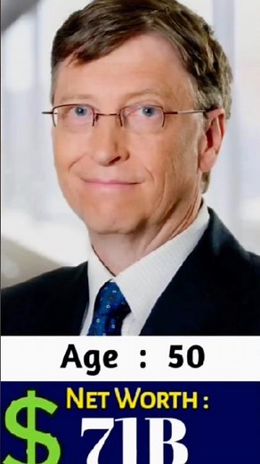 Bill Gates Age Transformation From Childhood to Billionaire Tech Icon #billgates #usa #unitedstates
