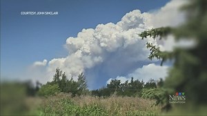 Sask. village evacuated by air as wildfire blocks road