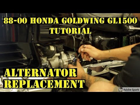 Tutorial - Honda Goldwing GL1500 Alternator Replacement How To