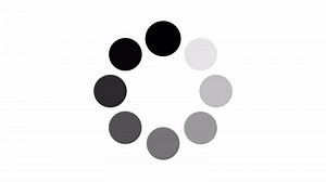 Circular Loading Animation,Grayscale Progress Indicator Design