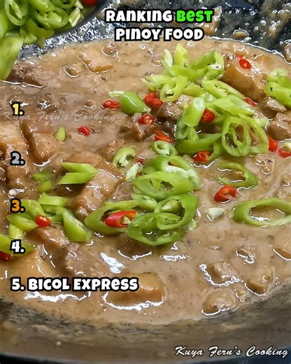 Kuya Ferns Cooking on Instagram: ""Ranking Best Pinoy Food Ever" that you MUST try!!! #pinoyfood #KuyaFernsCooking"