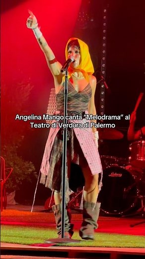 Angelina Mango canta Melodrama a Palermo #angelinamango #melodrama #palermo #concerto #teatro