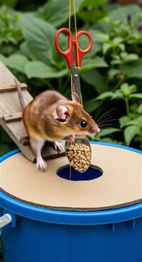 Shocking! Kitchen tools turn trap, mouse caught in action #pestcontrol #kitchentips #DIY