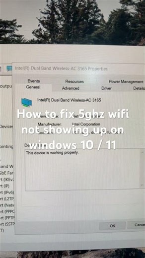How to fix 5ghz wifi not showing up on windows 10 / 11