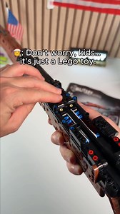 It’s educational, mom. Teaches… aim. 💀 #lego #brick #guns #cod #toy #viral | Brick Strike