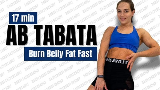 2025.09.24 【TabataBurn】极限17分钟TABATA腹肌训练 ｜ 无重复动作，无需器械，燃脂核心爆发