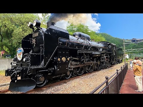Exploring Japan's Beauty: New Steam Train Adventure!｜SL Minakami
