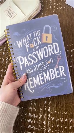 Never Forget Your Passwords Again with This Handy Notebook