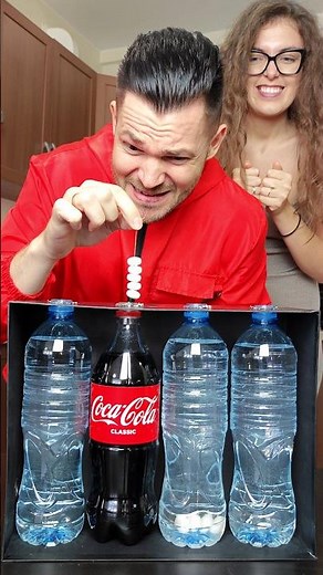 Guess who got the Coke surprise in the face 😂💥 #prank #shorts