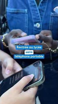 Rentrée au lycée sans téléphone portable
