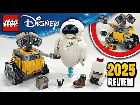 LEGO Disney Pixar WALL-E and EVE (43279) - 2025 Set Review & Comparison