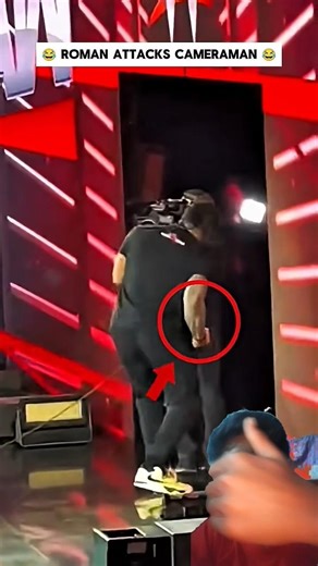 Roman Reigns Attacks Cameraman After WWE Raw Goes Off #RomanReigns#WWERaw#WWE #Shorts #truedialogue