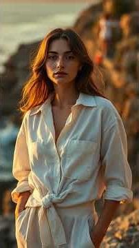 Coastal Boho Bride: White Linen & Ocean Winds