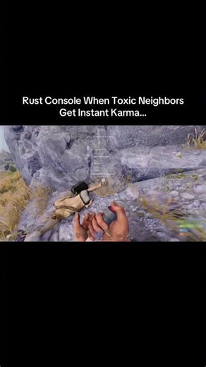 Rust Console When Toxic Neighbors Get Instant Karma…#rust #rustgame #rustconsole