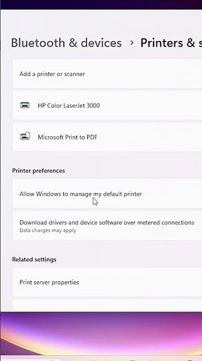 How to set Default Printer in Windows 11 #windows11 #windows #printer