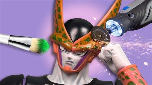 I Made a Perfect Cell Max What-If Custom Figure — New Spots, Tail, and Colors!