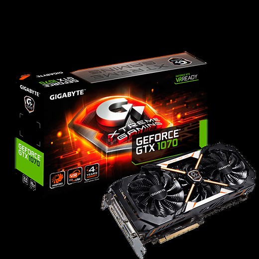 GeForce® GTX 1070 Xtreme Gaming 8G (Rev. 1.0) - GIGABYTE Global