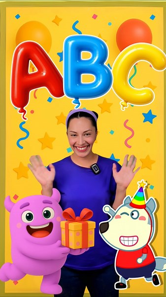 ABC Song with Wolfoo 🎂 | Happy Birthday Wolfoo! | Fun Alphabet Song for Kids