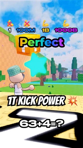 Every Kick makes me a Stronger | part 34 #roblox #robloxshorts #games #funny #viral #parkour #obby