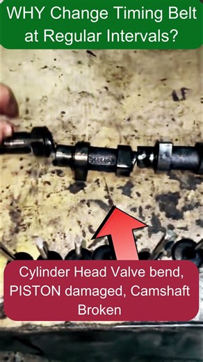 Why Change Timing Belt at Regular Intervals? Explained!#cars #mechanic #viral#tips #short
