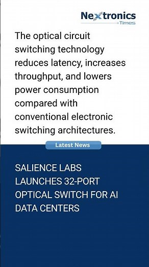 All-Optical Switch Technology Explained | Salience Labs AI Data Center Innovation #technews #news