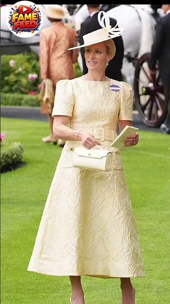 Zara Tindall Steals the Show at Royal Ascot Ladies Day! 💛👒