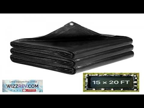 VEVOR 15 x 20 ft Pond Liner 14 Mil Thickness 3 Layer Reinforced