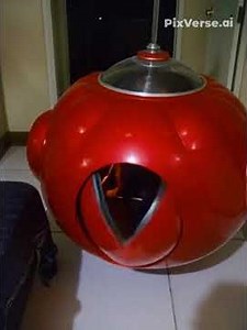 Viajando no tomate para o espaço.