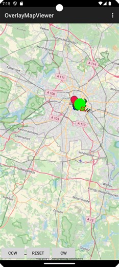 新アンドロイド地図アプリの開発　その4　（地図を回転する）