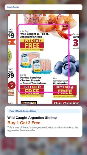 Harris Teeter Weekly Ad (6/24/26 - 6/30/26) Top 5 Deals #shorts