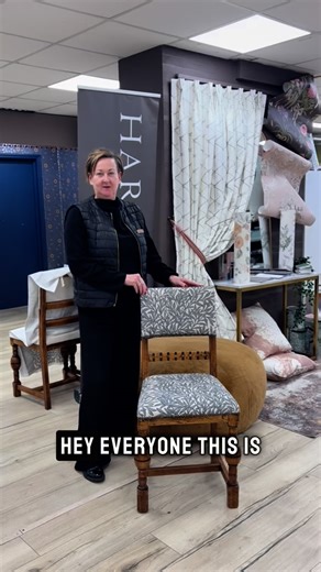 Give your furniture a whole new lease of life with Foy & Co. These dining chairs have been completely transformed using iconic William Morris fabric – blending classic design with modern craftsmanship. Why replace when you can reimagine? Explore our huge library of fabrics in our Letterkenny store. | Foy and Company