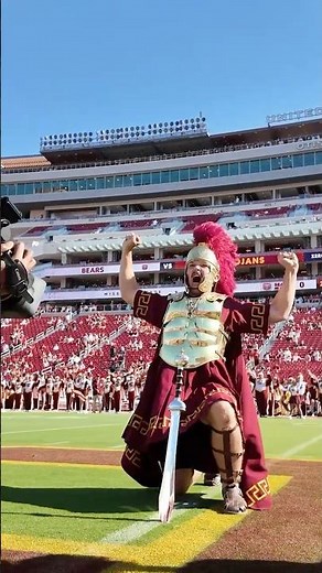 Zach's first stab. How'd he do, Trojan Family? #marchingband #usc #collegefootball