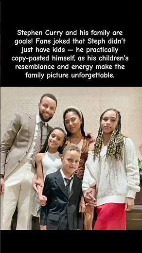 “Copy-Paste! Stephen Curry’s Kids Look Just Like Him 😍✨” #celebritynews