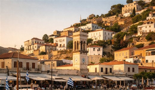 Brad Pitt στην Ύδρα