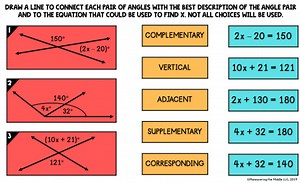 DRAW A LINE TO CONNECT EACH PAIR OF ANGLES WITH THE BEST DESCRI... | Filo