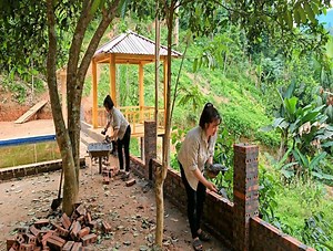 4K views · 131 reactions | How to build a fence to protect the farm, complete the fence and dig bamboo shoots to sell | Bushcraft TV | Facebook