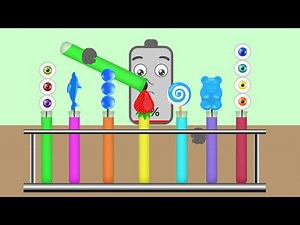 Low Battery Charging from 0% to 100% | ASMR Colorful Drinks & Relaxing Sounds | NCR Animation