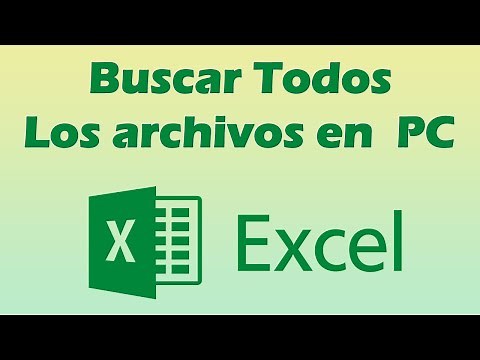 🔎 Como buscar todos los archivos de Excel en mi PC fácil y rápido