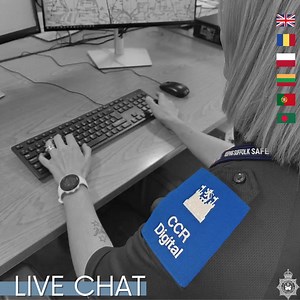 Our Live Chat service is open, available every day between 8am and 9:30pm. It allows you to speak with police in real-time regarding non-emergency matters. You can access it via our website: https://orlo.uk/bkhKd If it's an emergency, or a crime is in progress, call 999 | Suffolk Constabulary Official Page